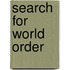 Search for world order
