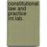 Constitutional law and practice int.lab. door Osieke