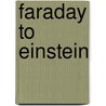Faraday to Einstein door Nersessian, Nancy J.