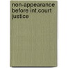 Non-appearance before int.court justice door Elkind