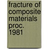 Fracture of composite materials proc. 1981 by Unknown