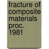 Fracture of composite materials proc. 1981 door Onbekend