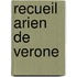 Recueil arien de verone