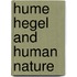 Hume hegel and human nature