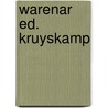 Warenar ed. kruyskamp by Hooft
