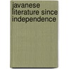 Javanese literature since independence door Onbekend