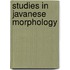 Studies in javanese morphology