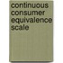 Continuous consumer equivalence scale