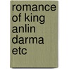 Romance of king anlin darma etc by Drewes