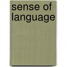 Sense of language door Welch