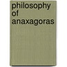Philosophy of anaxagoras door Cleve