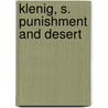 Klenig, S. Punishment and Desert door Kleinig, John