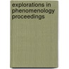 Explorations in phenomenology proceedings door Terry Carr