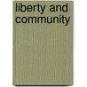 Liberty and community by Thigpen