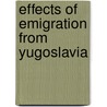 Effects of emigration from yugoslavia door Baucic