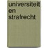 Universiteit en strafrecht