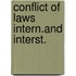 Conflict of laws intern.and interst.