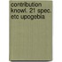 Contribution knowl. 21 spec. etc upogebia