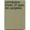 Contribution knowl. 21 spec. etc upogebia by Man