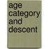 Age category and descent