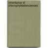 Inheritance of chlorophylldefenciences door Haan