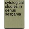 Cytological studies in genus sesbania by Jacob