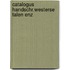 Catalogus handschr.westerse talen enz