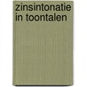 Zinsintonatie in toontalen by Siertsema