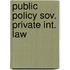 Public policy sov. private int. law