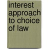 Interest approach to choice of law door Shapira