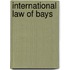 International law of bays
