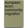 European econ. community migration door Bouscaren