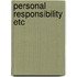 Personal responsibility etc
