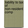 Liability to tax of non-resident comp by Schipper