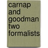 Carnap and goodman two formalists door Hausman