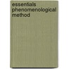 Essentials phenomenological method door Spiegelberg
