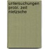 Untersuchungen probl. zeit nietzsche