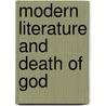 Modern literature and death of god door Glicksberg