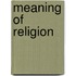 Meaning of religion