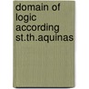 Domain of logic according st.th.aquinas by Schmidt