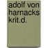 Adolf von harnacks krit.d.