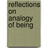Reflections on analogy of being
