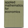 Applied mathematics for economics door Sengupta