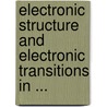 Electronic Structure and Electronic Transitions in ... door Grasso, Vincenzo