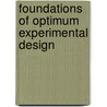 Foundations of Optimum Experimental Design door Pazman, Andrej