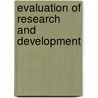Evaluation of Research and Development door Boggio, G.