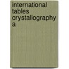International tables crystallography a door Hanh