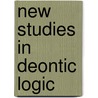 New studies in deontic logic by Hipinen