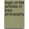 Logic of the articles in trad philosophy door E. Barth