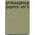 Philosophical Papers: Vol 2